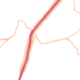 Daytime road noise heatmap for EX16 7RT