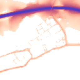 Daytime road noise heatmap for EX16 7SN