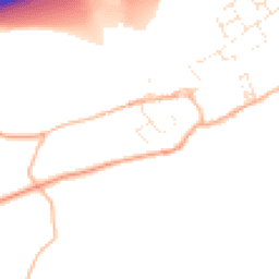 Daytime road noise heatmap for EX16 7TA