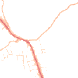 Daytime road noise heatmap for EX16 8AG