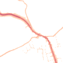 Daytime road noise heatmap for EX16 8AP