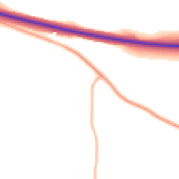 Daytime road noise heatmap for EX16 8BU