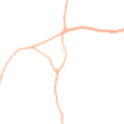 Daytime road noise heatmap for EX16 8DT