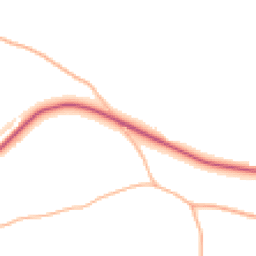 Daytime road noise heatmap for EX16 8JF