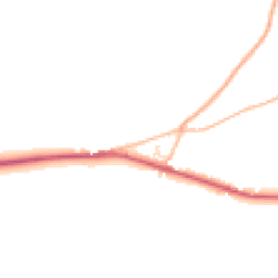Daytime road noise heatmap for EX16 8NW
