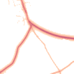Daytime road noise heatmap for EX16 8PD
