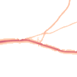 Daytime road noise heatmap for EX16 8PP