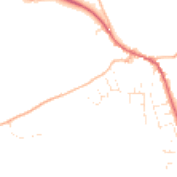 Daytime road noise heatmap for EX16 8PR