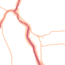 Daytime road noise heatmap for EX16 8RF