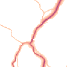 Daytime road noise heatmap for EX16 8RJ