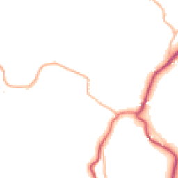 Daytime road noise heatmap for EX16 8SA