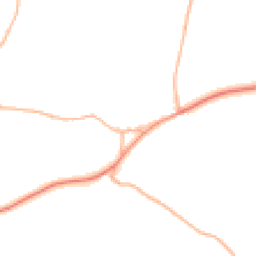 Daytime road noise heatmap for EX16 9AY