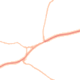 Daytime road noise heatmap for EX16 9BA