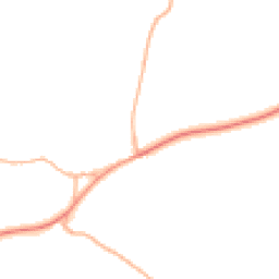 Daytime road noise heatmap for EX16 9DG