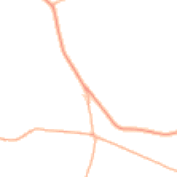 Daytime road noise heatmap for EX16 9JY