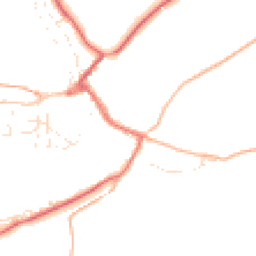 Daytime road noise heatmap for EX16 9LS