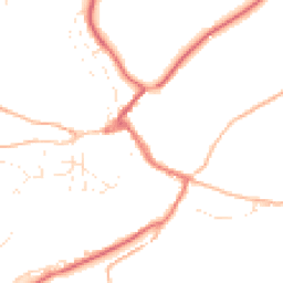 Daytime road noise heatmap for EX16 9LU