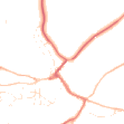 Daytime road noise heatmap for EX16 9NX