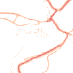Daytime road noise heatmap for EX16 9NY