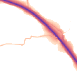 Daytime road noise heatmap for EX16 9RH