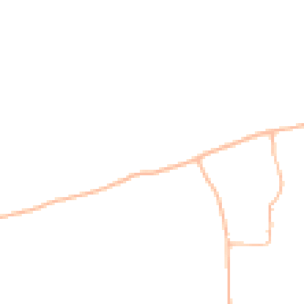 Daytime road noise heatmap for EX17 1AL