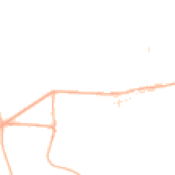 Daytime road noise heatmap for EX17 1AS