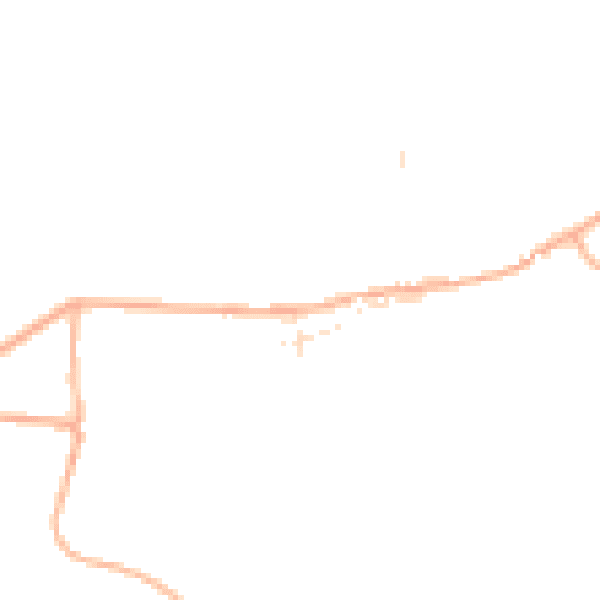 Daytime road noise heatmap for EX17 1AT