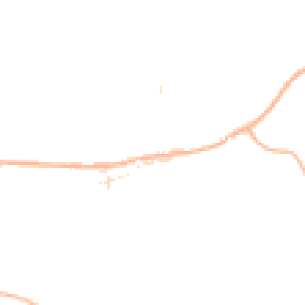 Daytime road noise heatmap for EX17 1AU