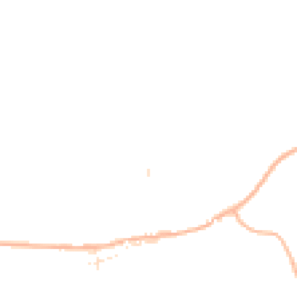 Daytime road noise heatmap for EX17 1AY