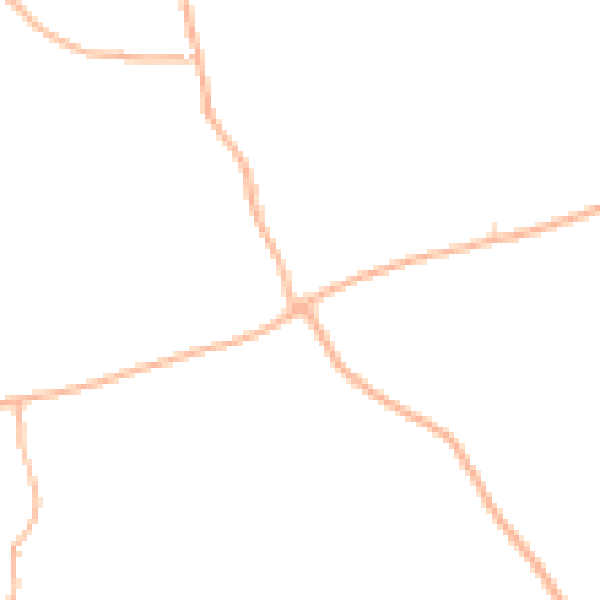 Daytime road noise heatmap for EX17 1BP
