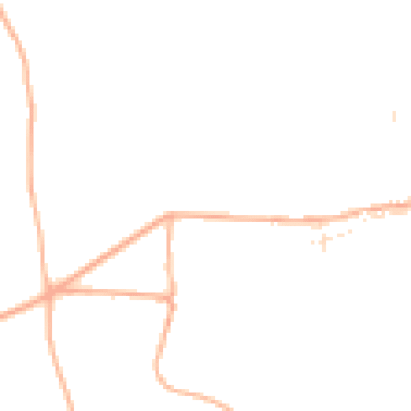 Daytime road noise heatmap for EX17 1BU