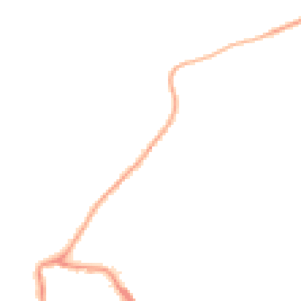 Night-time road noise heatmap for EX17 1DF
