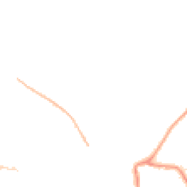 Night-time road noise heatmap for EX17 1EA