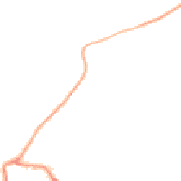 Night-time road noise heatmap for EX17 1JZ