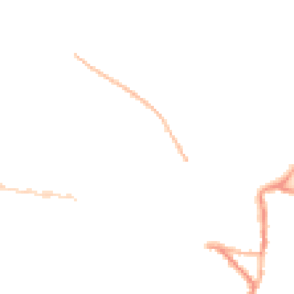 Night-time road noise heatmap for EX17 2AR
