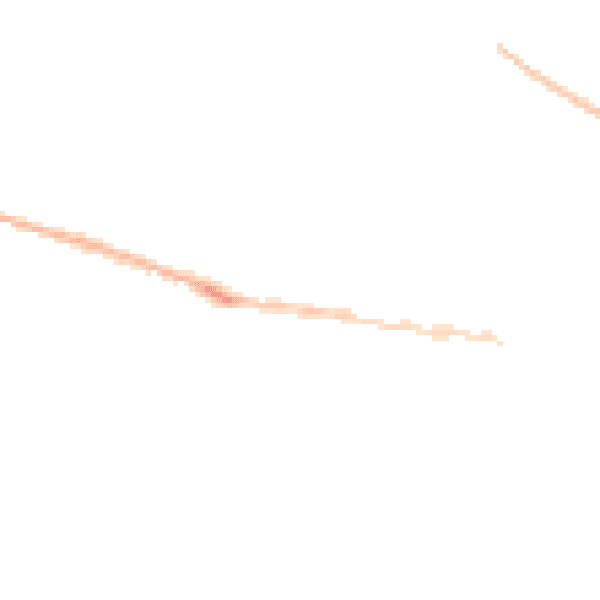 Night-time road noise heatmap for EX17 2AZ