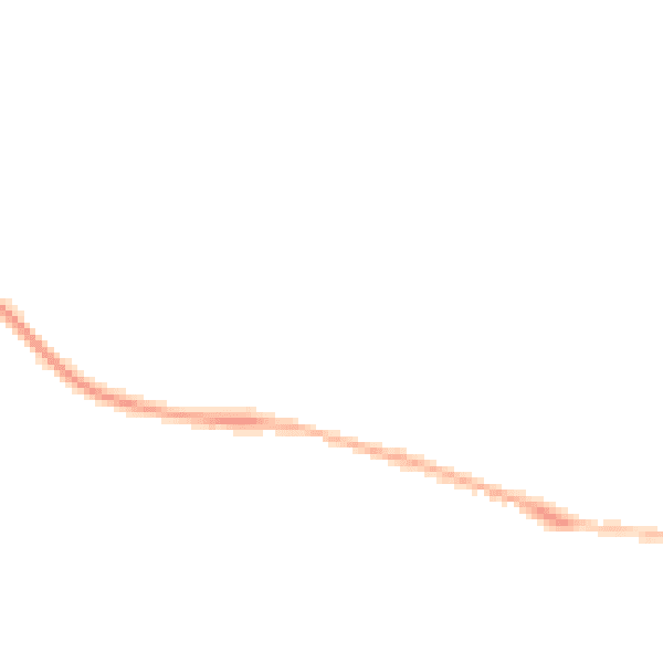 Night-time road noise heatmap for EX17 2EA