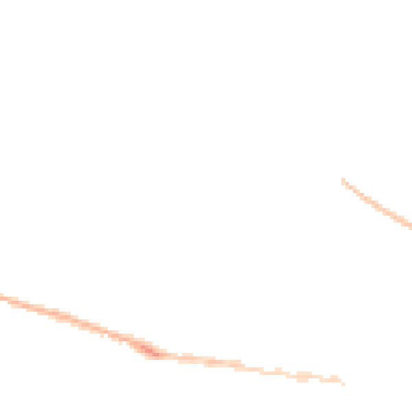 Night-time road noise heatmap for EX17 2EL