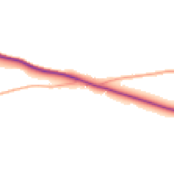 Daytime road noise heatmap for EX17 2EW