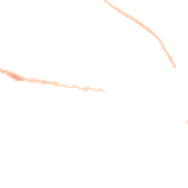 Night-time road noise heatmap for EX17 3AH