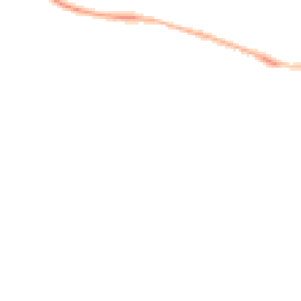 Night-time road noise heatmap for EX17 3FS