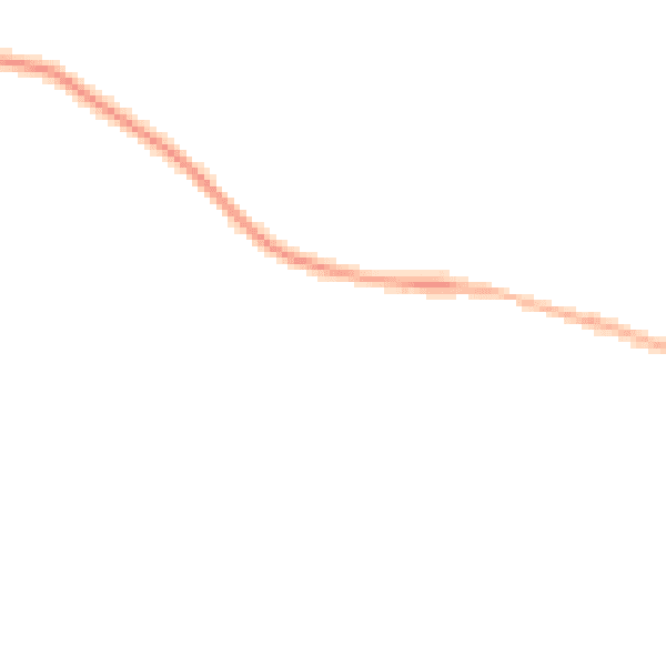 Night-time road noise heatmap for EX17 3PB