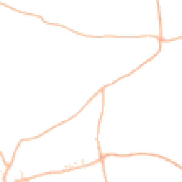 Daytime road noise heatmap for EX17 4AL
