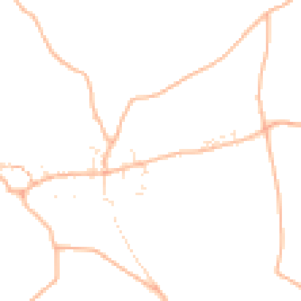 Daytime road noise heatmap for EX17 4BP