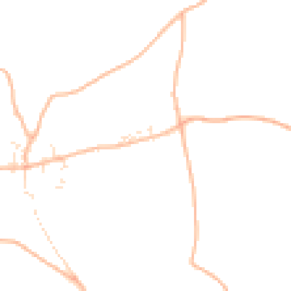 Daytime road noise heatmap for EX17 4HA