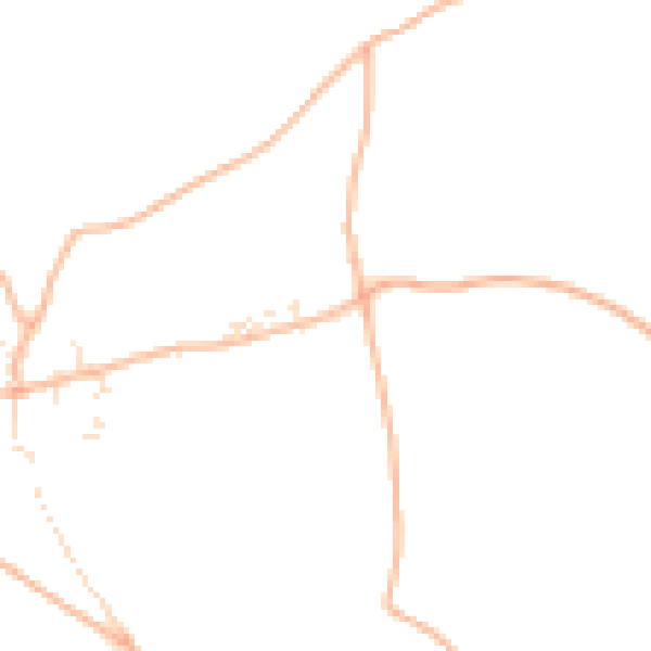 Daytime road noise heatmap for EX17 4HB