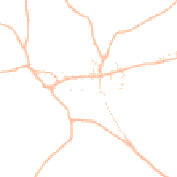 Daytime road noise heatmap for EX17 4HU