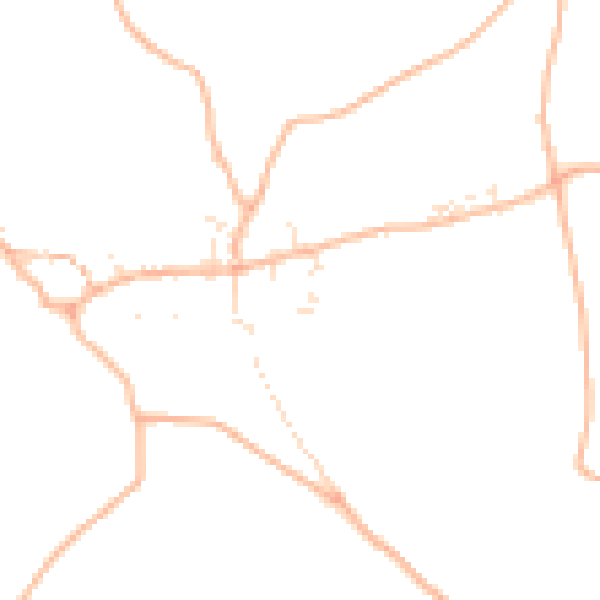 Daytime road noise heatmap for EX17 4HY