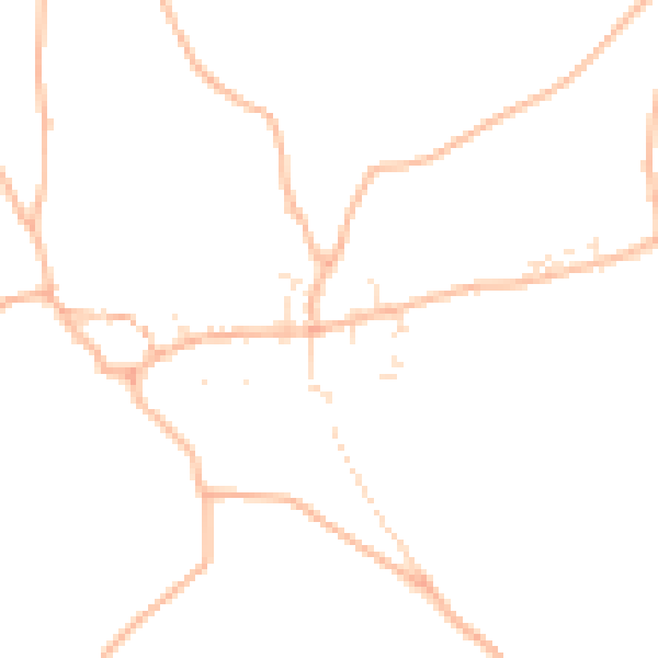 Daytime road noise heatmap for EX17 4JJ
