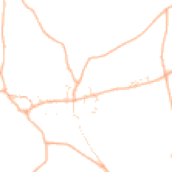 Daytime road noise heatmap for EX17 4LJ